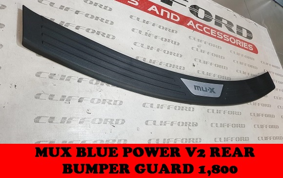 REAR BUMPER GUARD MUX BLUE POWER